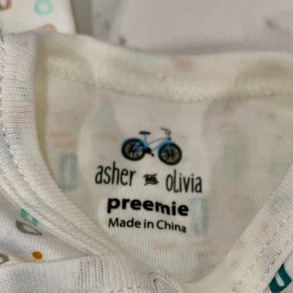 NEW Preemie Asher & Olivia + Nordstrom Baby Footie 1 PC Outfits Sets Puppy Cute! - Picture 4 of 11